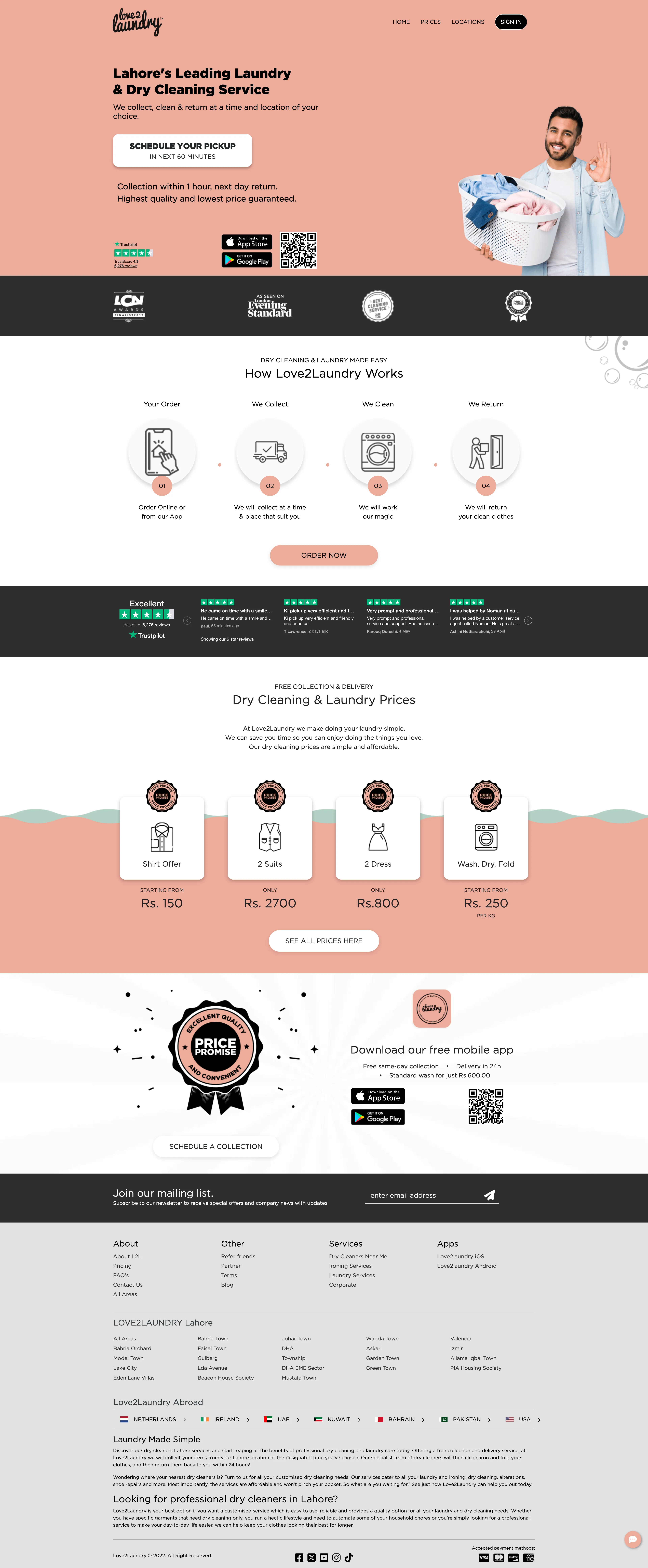 Love2Laundry PK – On-Demand Laundry Service